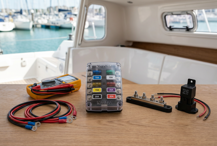 Boat Electrics Basics: Fuses, Bus Bars and Relays Explained