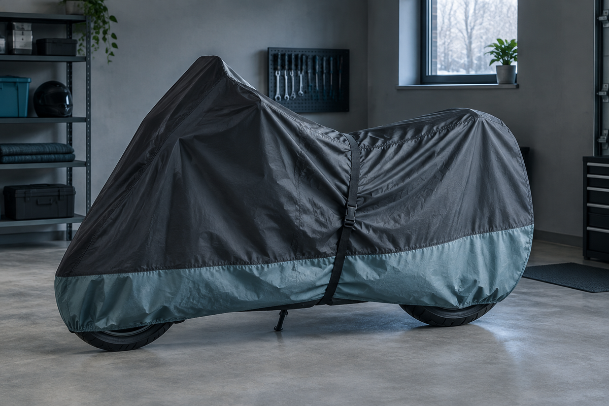 How to Choose a Motorcycle Cover (and Use It Properly Over Winter)