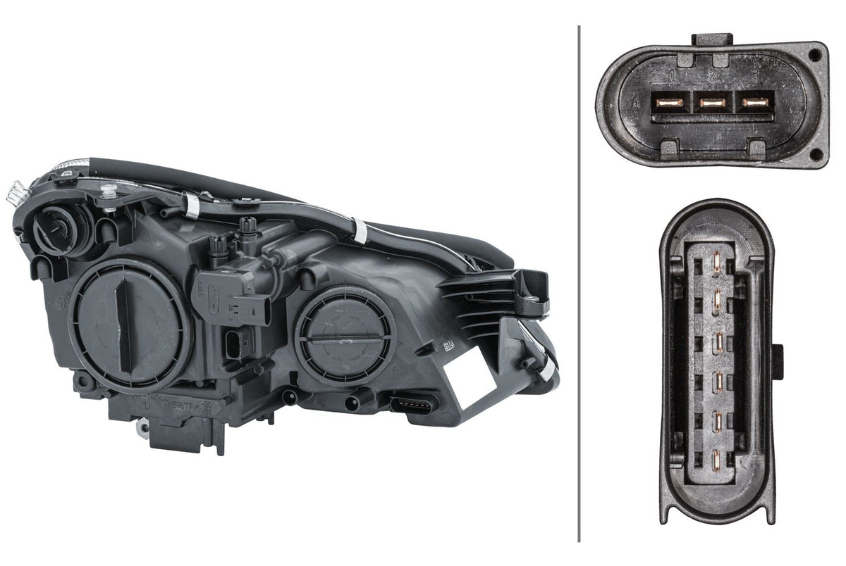 Mercedes-Benz CLS Left Headlight | Hella OEM 219 820 01 61 - View 3