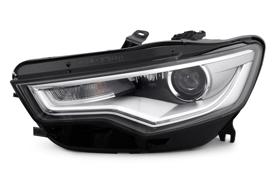 Hella Bi-Xenon AFS LED DRL Left Headlight for Audi, OEM quality, OEM 4G0941029D, MPN 1LL 011 150-371
