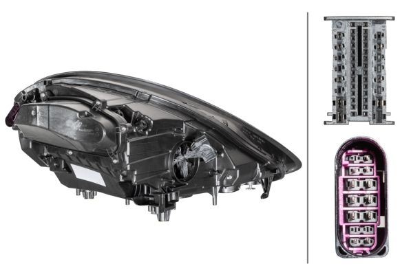 Hella Matrix LED Left Headlight for Porsche, OEM quality, OEM 971941033J - View 3