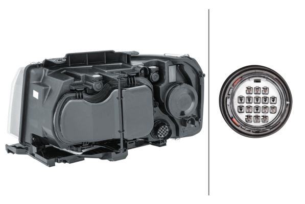 Land Rover Freelander 2 Right Headlight | Hella OEM LR001564 - View 2