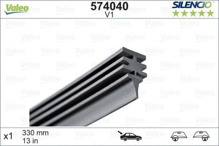 Valeo Rear Wiper Blade for Fiat, Lancia & more, OEM quality, OEM V1 - View 2