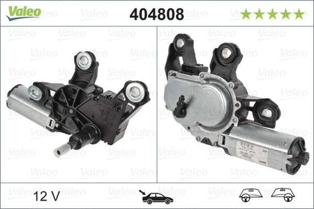 Valeo Rear Wiper Motor for Volkswagen, OEM quality, OEM 7E0955711B, MPN 404808