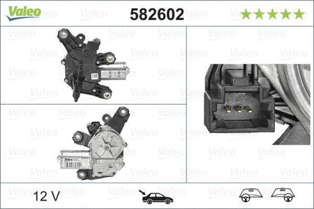 Valeo Rear Wiper Motor for Renault & Dacia, OEM quality, OEM 287105483R - View 4