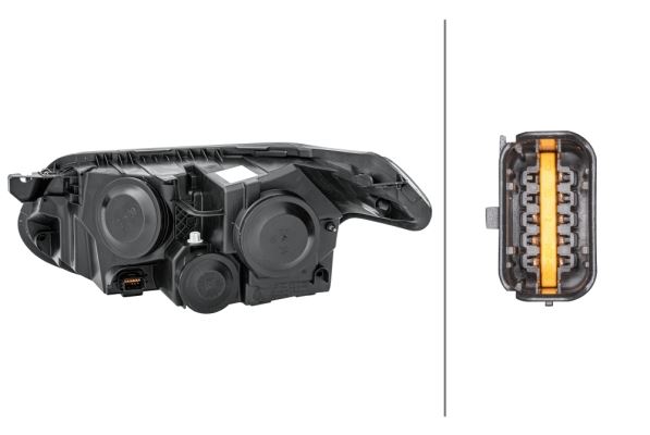 Citroen C3 Picasso Right Headlight | Hella OEM 6206.N5 - View 4
