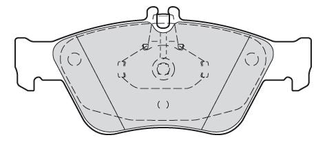Valeo Front Brake Pad Set for Mercedes-Benz, OEM quality, OEM 0024204420, MPN 301357