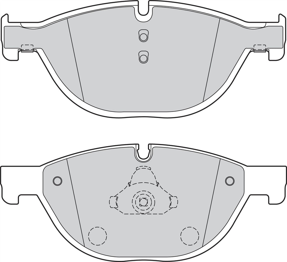 Valeo Front Brake Pad Set for BMW, OEM quality, OEM 34 11 6 775 318, MPN 302275