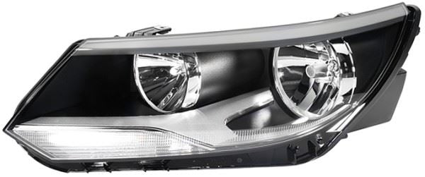 Volkswagen Tiguan Right Headlight, Hella OEM, OEM 5N0 941 006, MPN 1EL 010 749-261