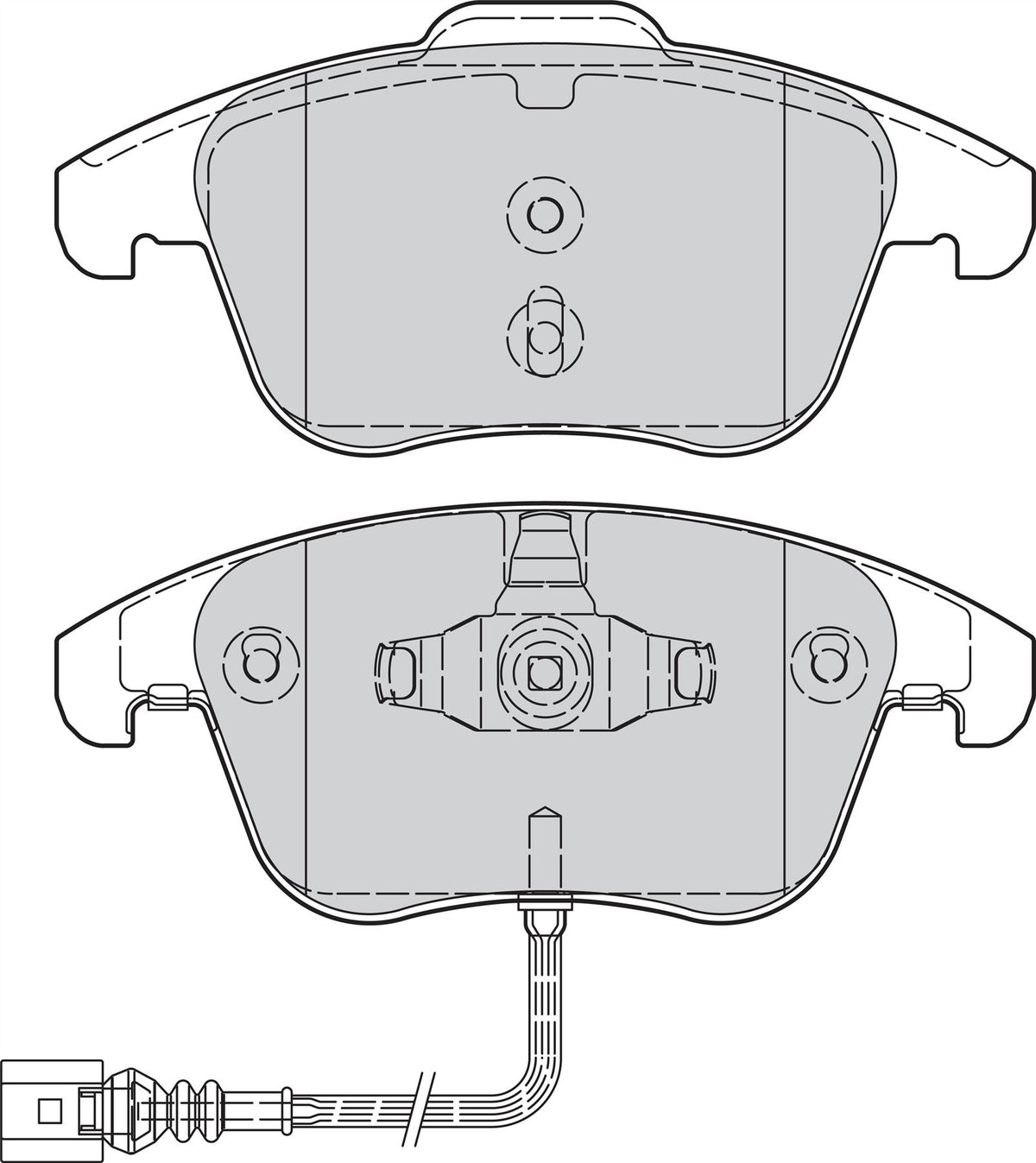 Valeo Front Brake Pad Set for Volkswagen, Audi & more, OEM quality, OEM 5N0698151, MPN 302261