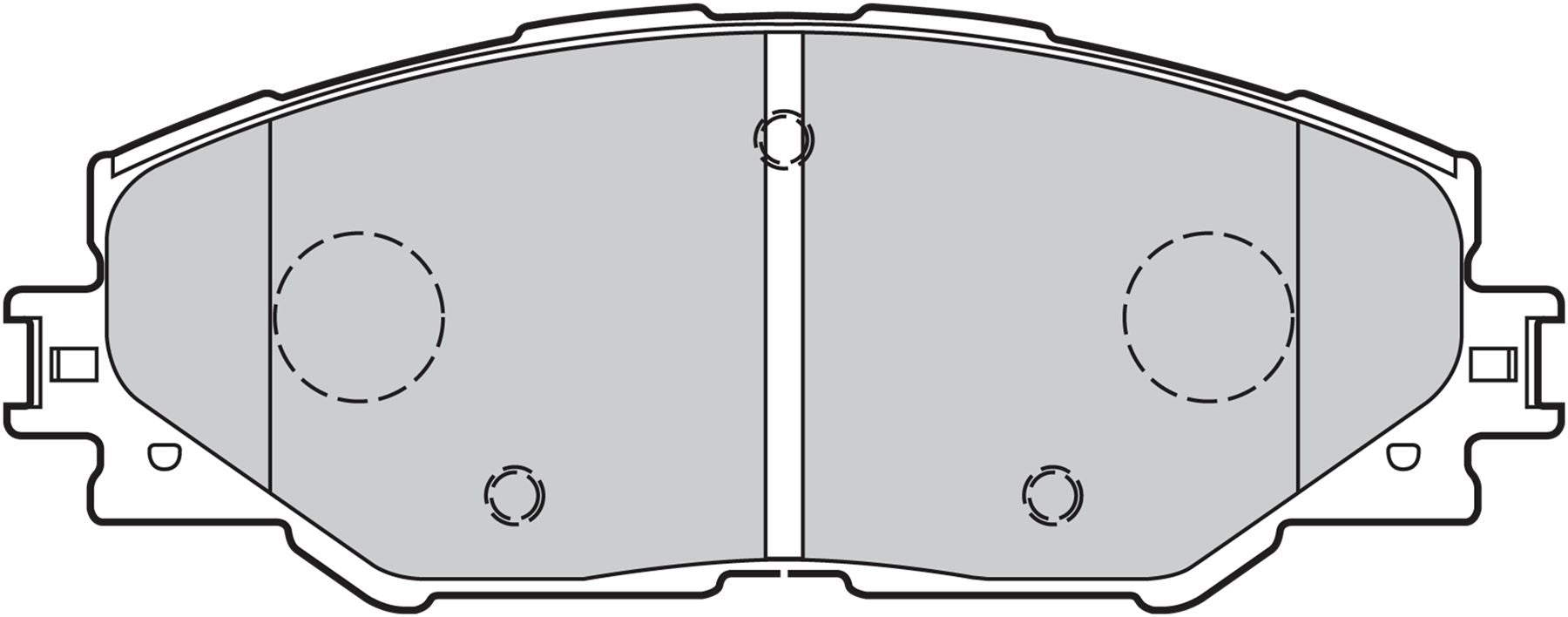 Valeo Front Brake Pad Set for Toyota, OEM quality, OEM 04465-02170, MPN 301078