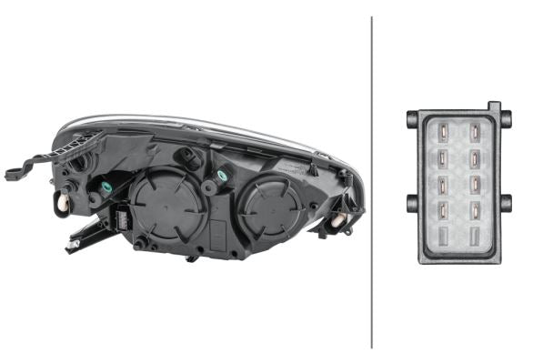 Vauxhall Adam Left Headlight | Hella OEM 1216776, MPN 1EH 354 811-011