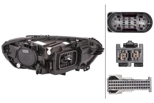 Mercedes-Benz CLA Left Headlight, Hella OEM, OEM 1189062700 - View 3