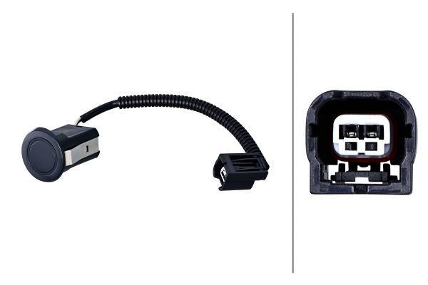 Honda Cr-V III Park Distance Sensor, Hella OEM, OEM 39693-SWW-G01, MPN 6PX 358 141-931