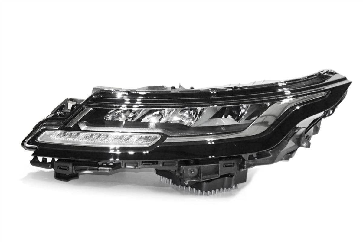 Range Rover Evoque Left Headlight, Valeo OEM, OEM LR116012, MPN 450964