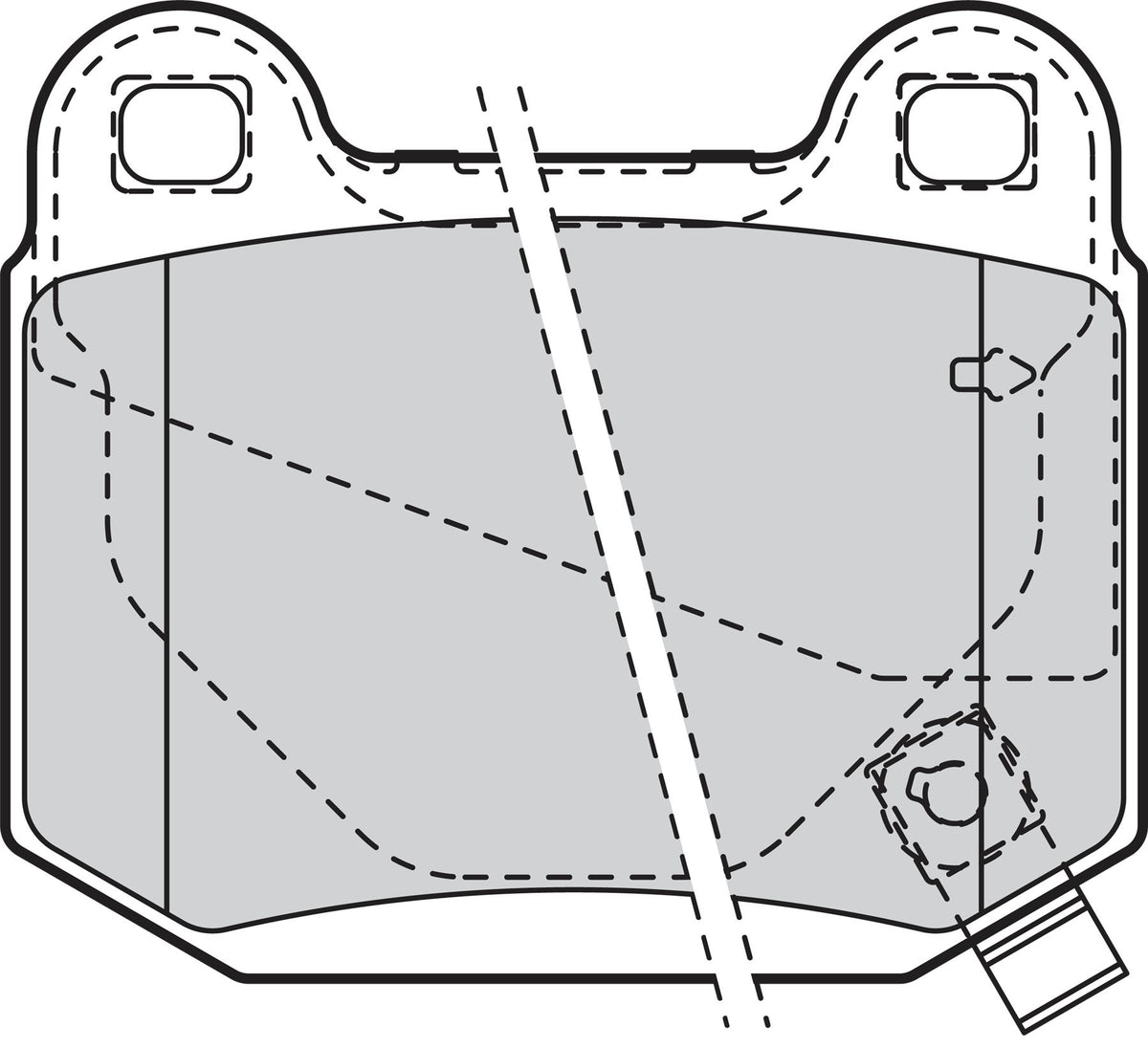 Valeo Rear Brake Pad Set for Nissan, Mitsubishi & more, OEM quality, OEM 26696-FE001, MPN 302081