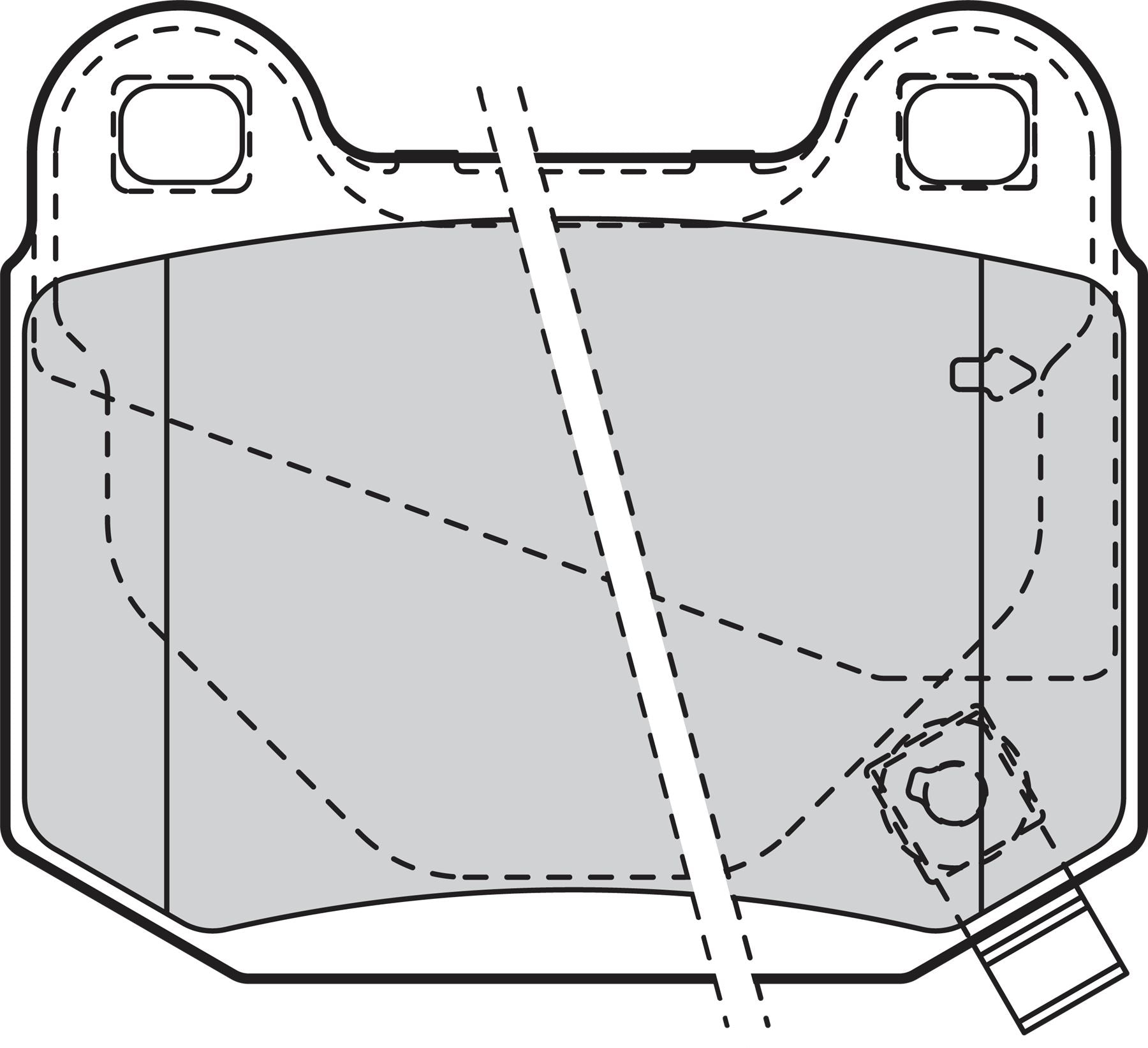 Valeo Rear Brake Pad Set for Nissan, Mitsubishi & more, OEM quality, OEM 26696-FE001, MPN 302081