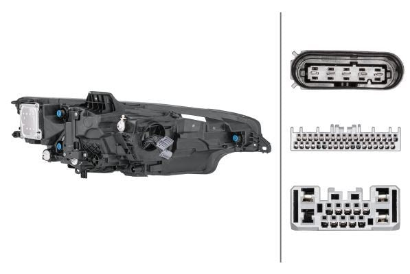Hella LED Left Headlight for Volvo, OEM quality, OEM 3146822-1 - View 2