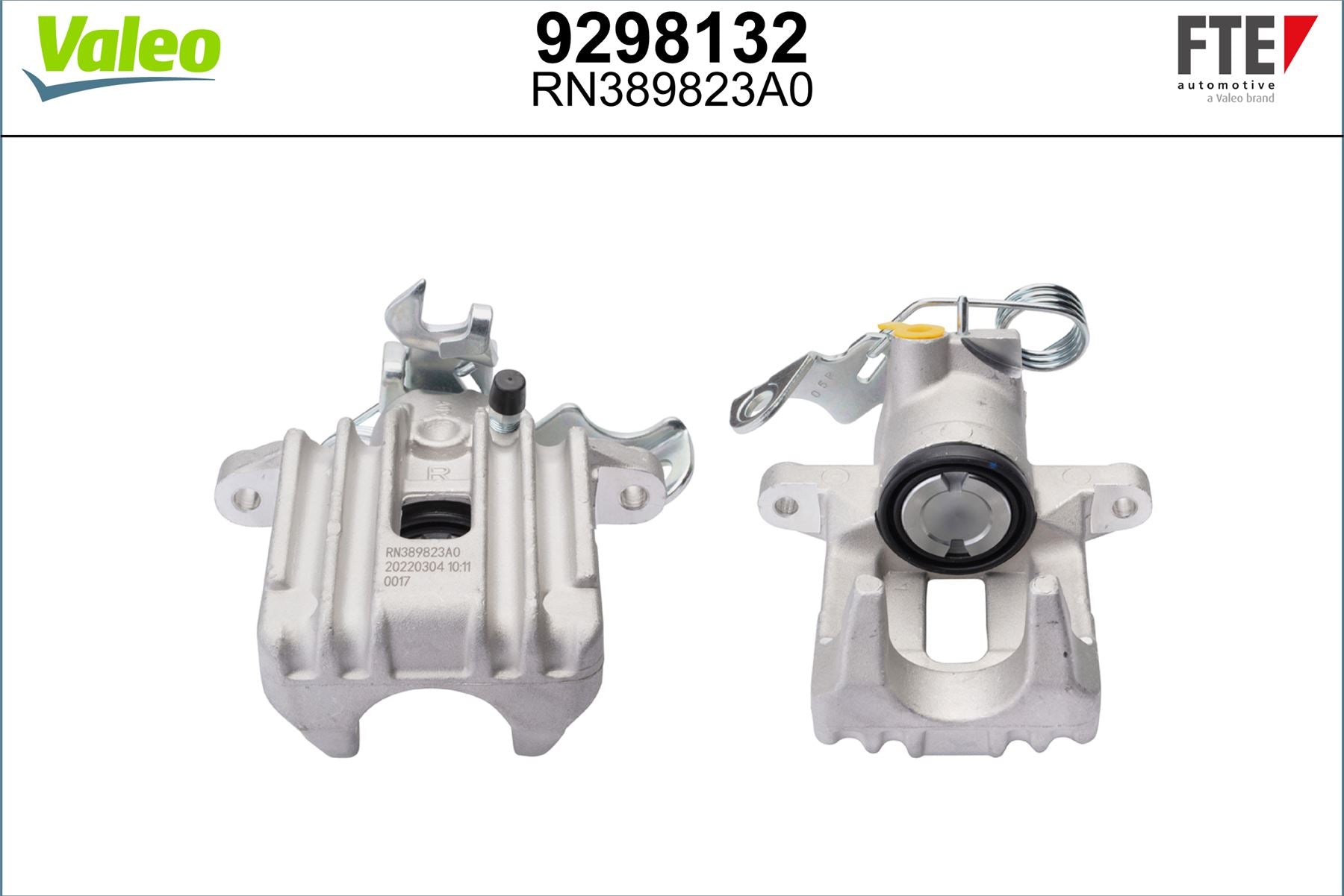 Valeo Right Brake Caliper Right for Audi, Skoda & more, OEM quality, OEM 8E0615424 - View 2