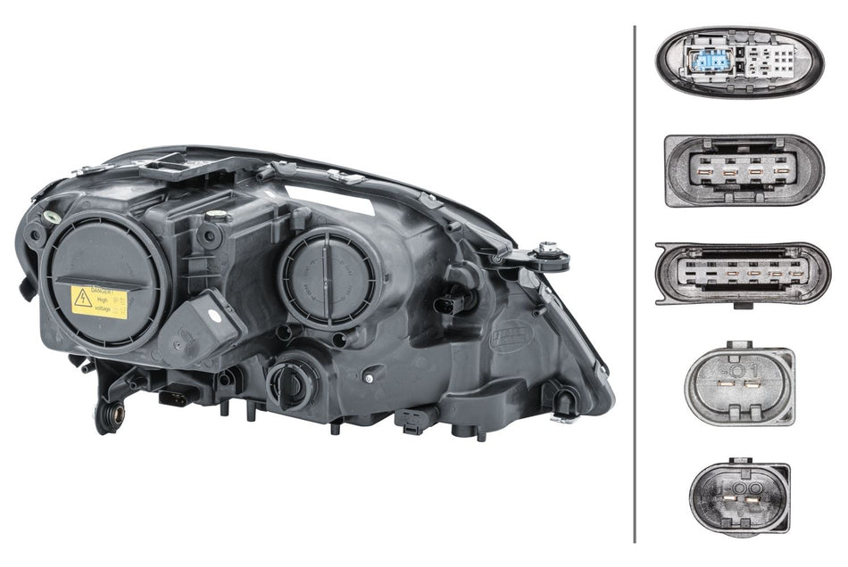 Mercedes-Benz M-Class Left Headlight | Hella OEM 164 820 31 59 - View 2