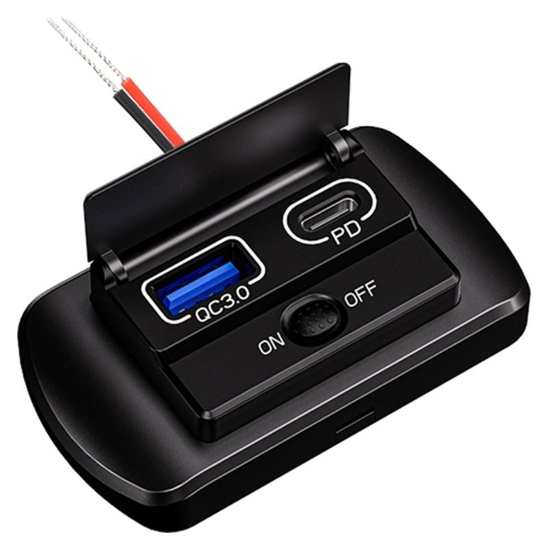 Dual USB Type-C Car Charger Socket - OEM 12V1.5A | Eurowagens - View 6