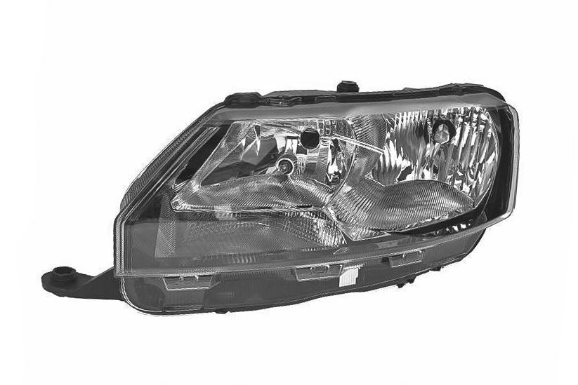 Skoda Rapid Left Headlight, Valeo OEM, OEM 5JC941015B, MPN 450486