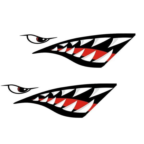 Shark Teeth Boat Decal Sticker | Eurowagens - View 3