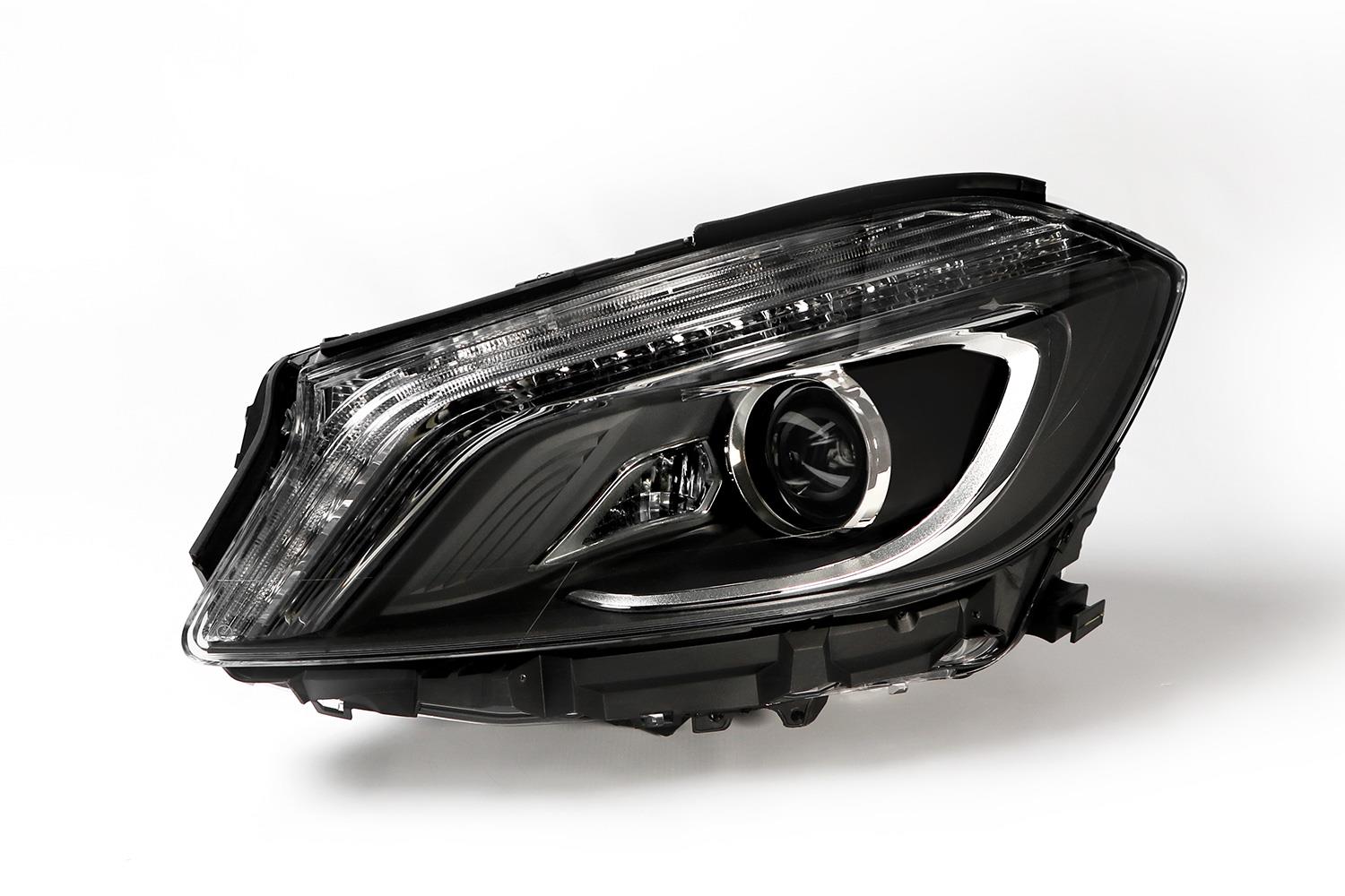 Mercedes-Benz A-Class Left Headlight, Hella OEM, OEM 1768203161, MPN 1ZT 010 818-471