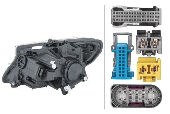 Hella LED Right Headlight for Mercedes-Benz, OEM quality, OEM A4479062101 - View 2