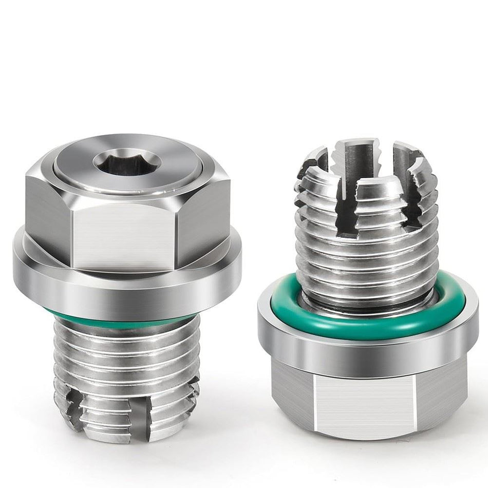 Oversize Piggyback Oil Drain Plug - OEM 14FT-LBF | Eurowagens - View 3