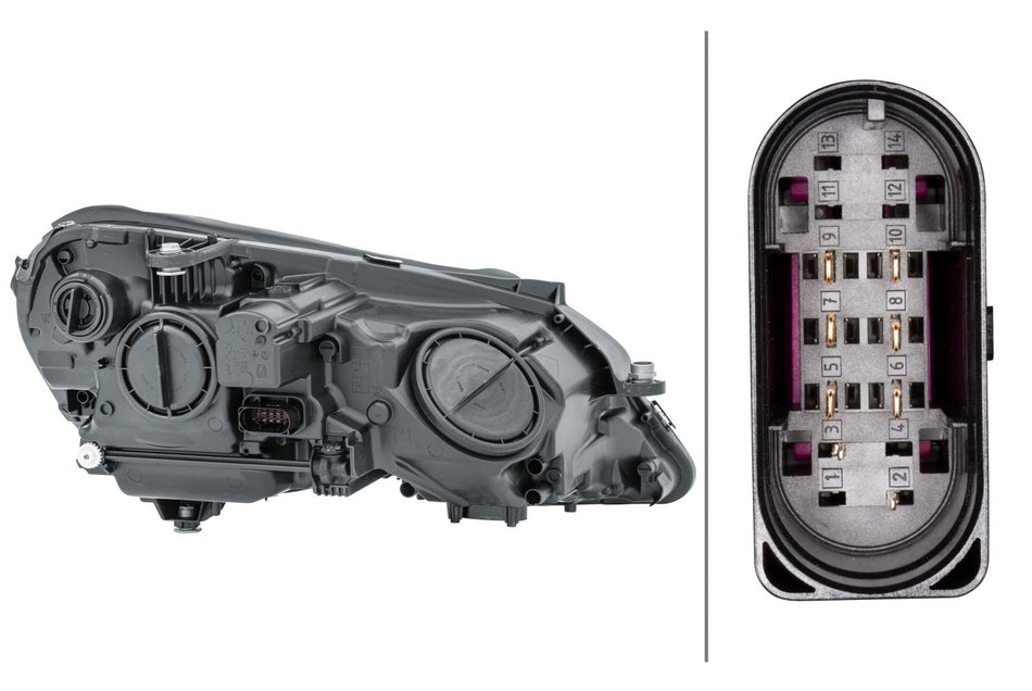Hella Left Headlight – Mercedes-Benz | OEM 212 820 01 61 - View 2