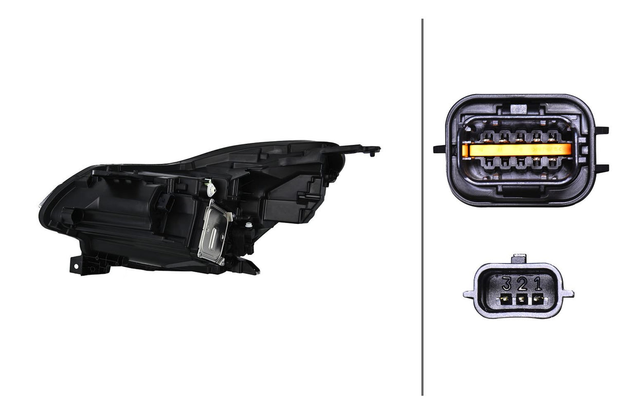 Renault Captur II Right Headlight, Hella OEM, OEM 260104900R - View 5