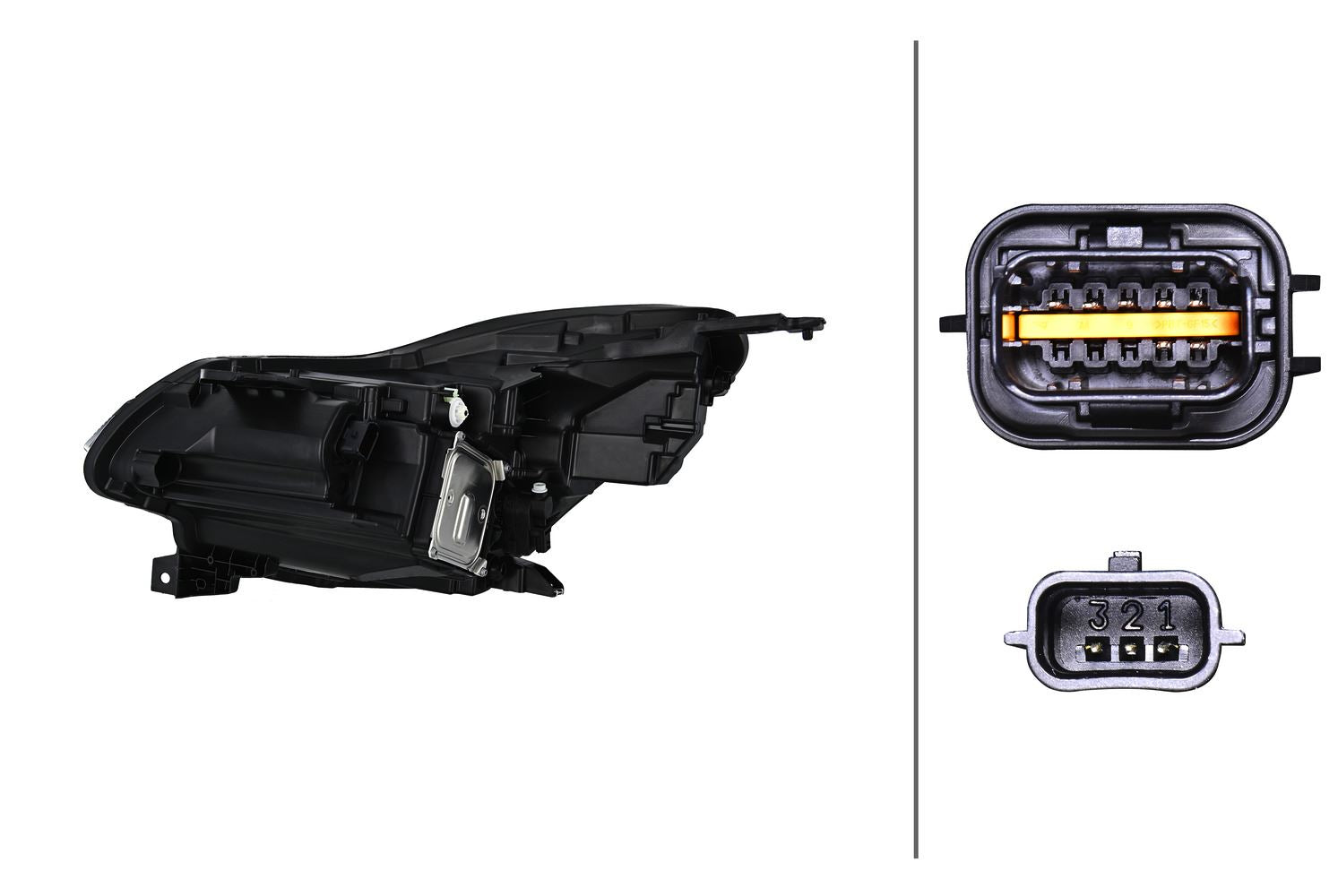 Renault Captur II Right Headlight, Hella OEM, OEM 260104900R - View 5