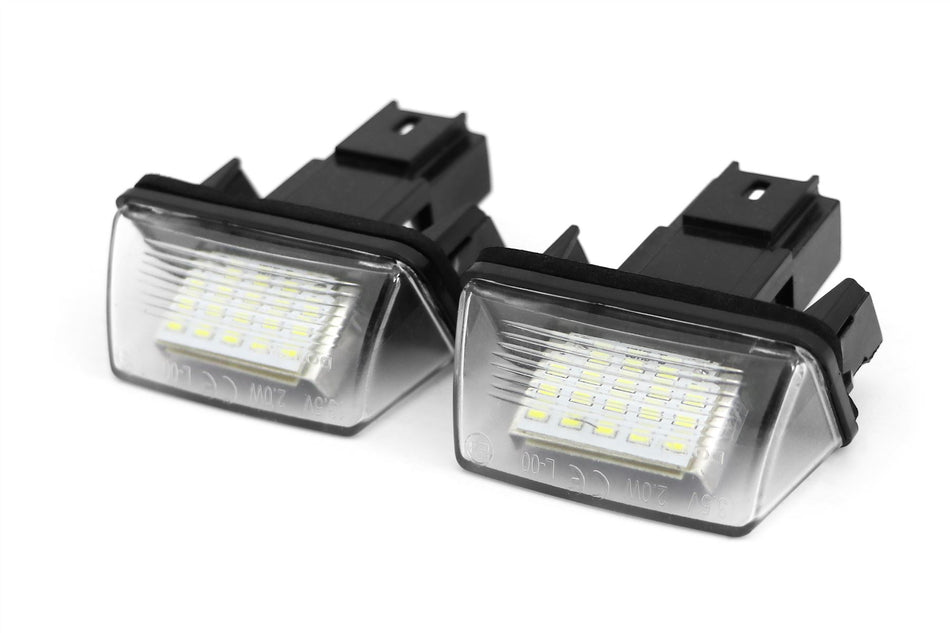 Number Plate Light Set LED - for Peugeot, Citroen & more | Eurowagens - View 2