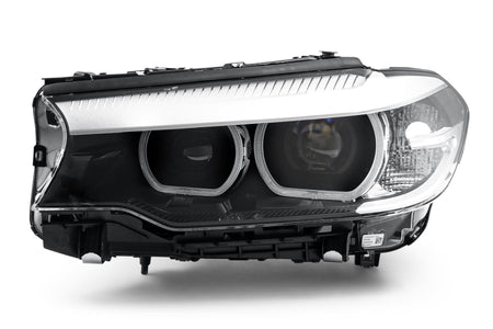 BMW 5 Series G30 G31 Left Headlight, Hella OEM, OEM 63117214953 - View 3