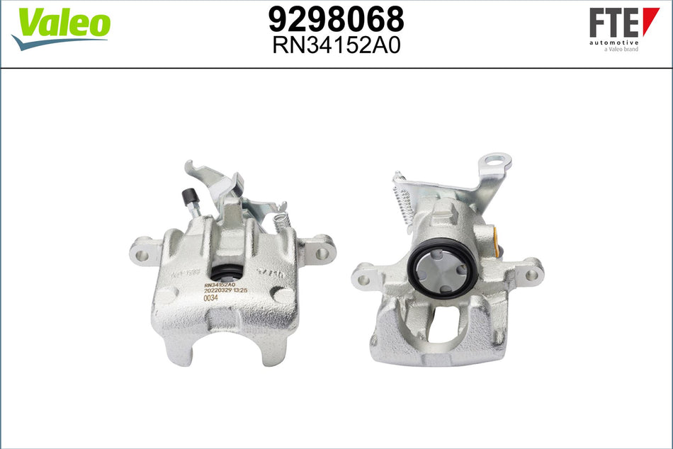 Valeo Left Brake Caliper Left for Ford, OEM quality, OEM 98AB2553AA, MPN 9298068