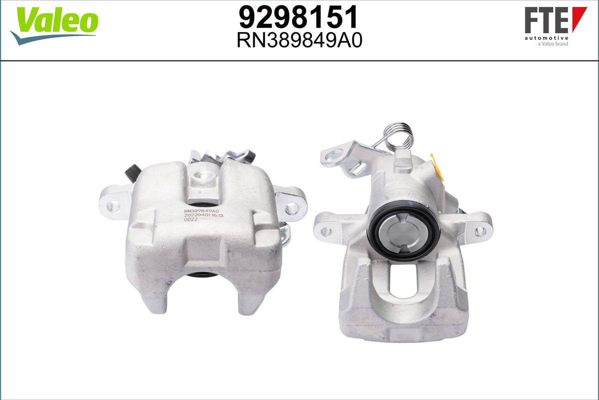 Valeo Left Brake Caliper Left for Peugeot, Citroen & more, OEM quality, OEM 4400N4, MPN 9298151
