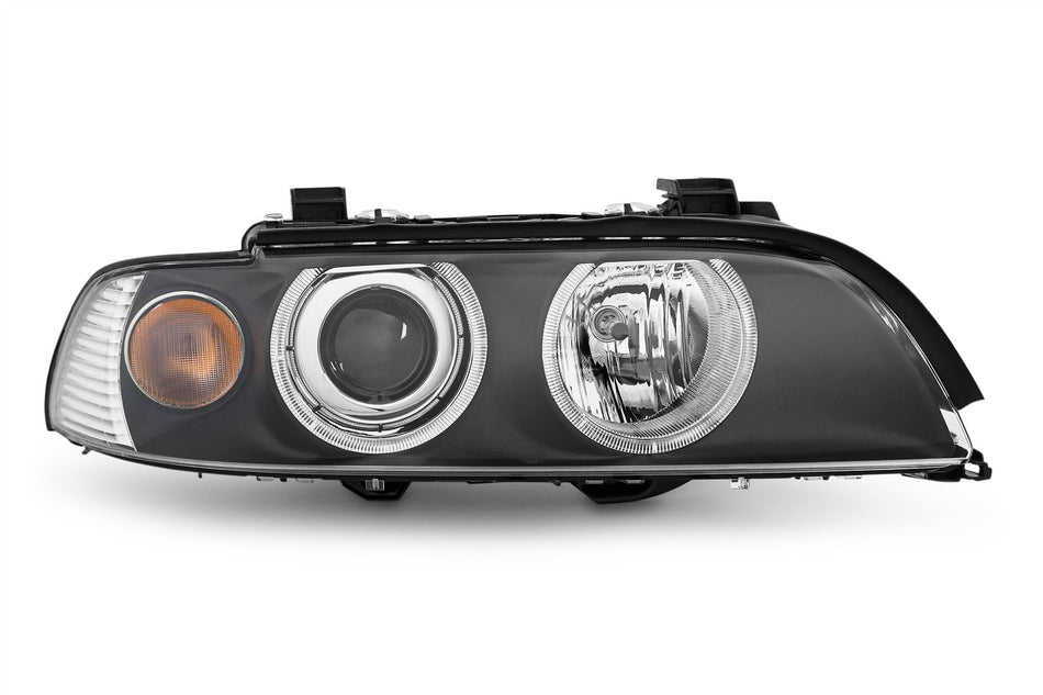 BMW 5 Series E39 Right Headlight, Hella OEM, OEM 63126902520, MPN 1LL 008 053-601