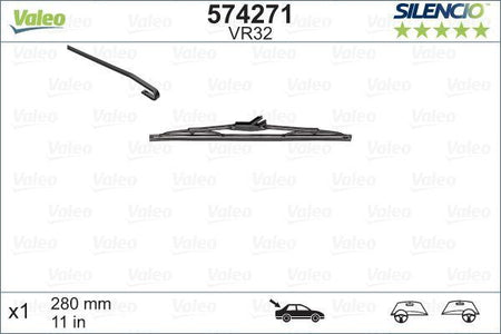 Valeo Rear Wiper Blade for Nissan, Seat & more, OEM quality, OEM 1075362 - View 6