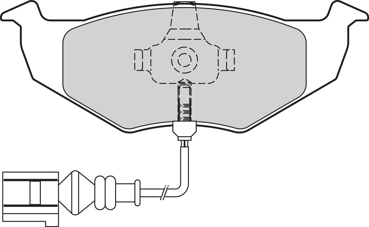 Valeo Front Brake Pad Set for Volkswagen & Skoda, OEM quality, OEM 6Q0698151B, MPN 301805