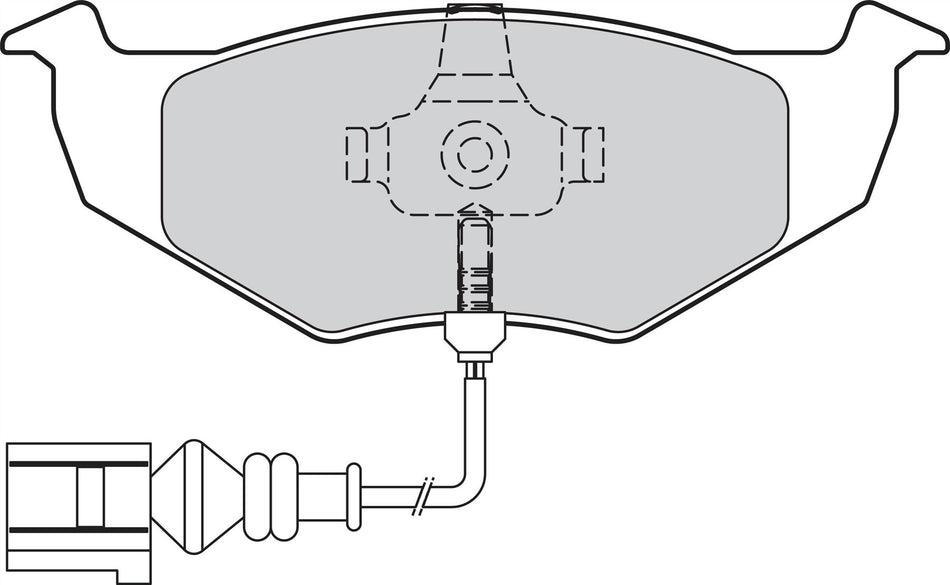 Valeo Front Brake Pad Set for Volkswagen & Skoda, OEM quality, OEM 6Q0698151B, MPN 301805