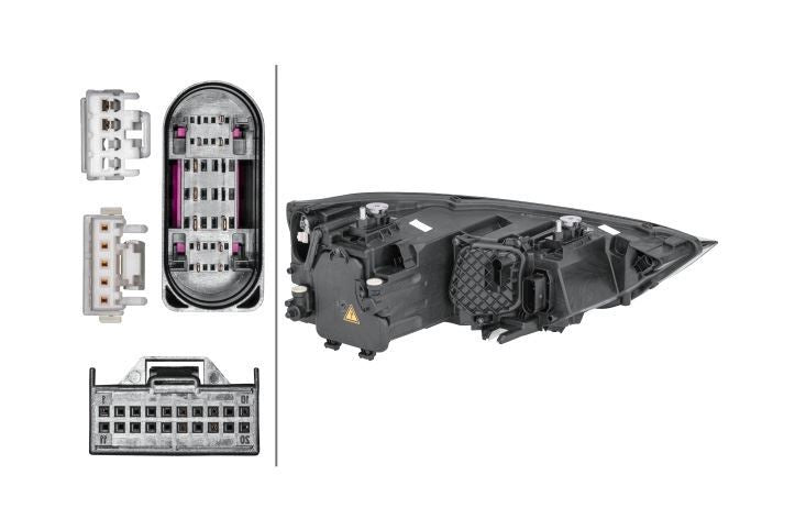 Audi A1 Left Headlight, Magneti Marelli OEM, OEM 8X0941 043A - View 4