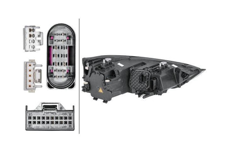 Audi A1 Left Headlight, Magneti Marelli OEM, OEM 8X0941 043A - View 4