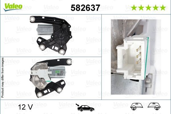 Valeo Right Rear Wiper Motor Right for Citroen, Peugeot & more, OEM quality, OEM 9812666580 - View 5