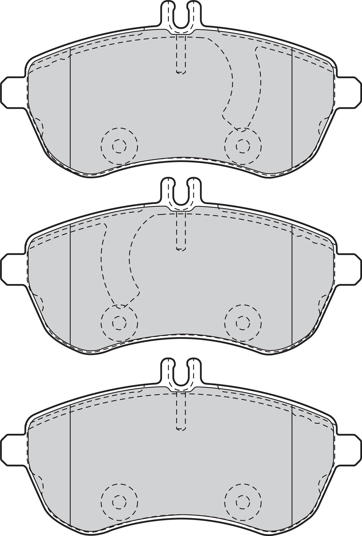 Valeo Front Brake Pad Set for Mercedes-Benz, OEM quality, OEM 0054200820, MPN 302088