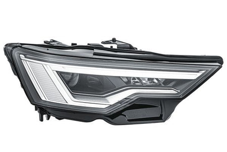 Audi A6 Right Headlight, Hella OEM, OEM 4K0941040A, MPN 1ZX 013 377-141
