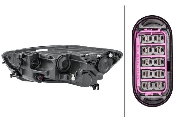 Hella Right Headlight for Audi, OEM quality, OEM 4G0941004N - View 4