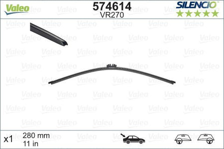 Valeo Rear Wiper Blade for Ford, BMW & more, OEM quality, OEM 61627407273, MPN 574614