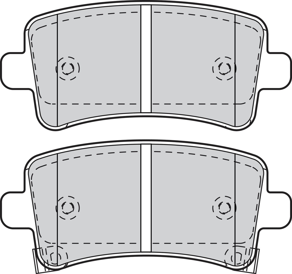 Valeo Rear Brake Pad Set for Vauxhall, Holden & more, OEM quality, OEM 2284 6359, MPN 302120