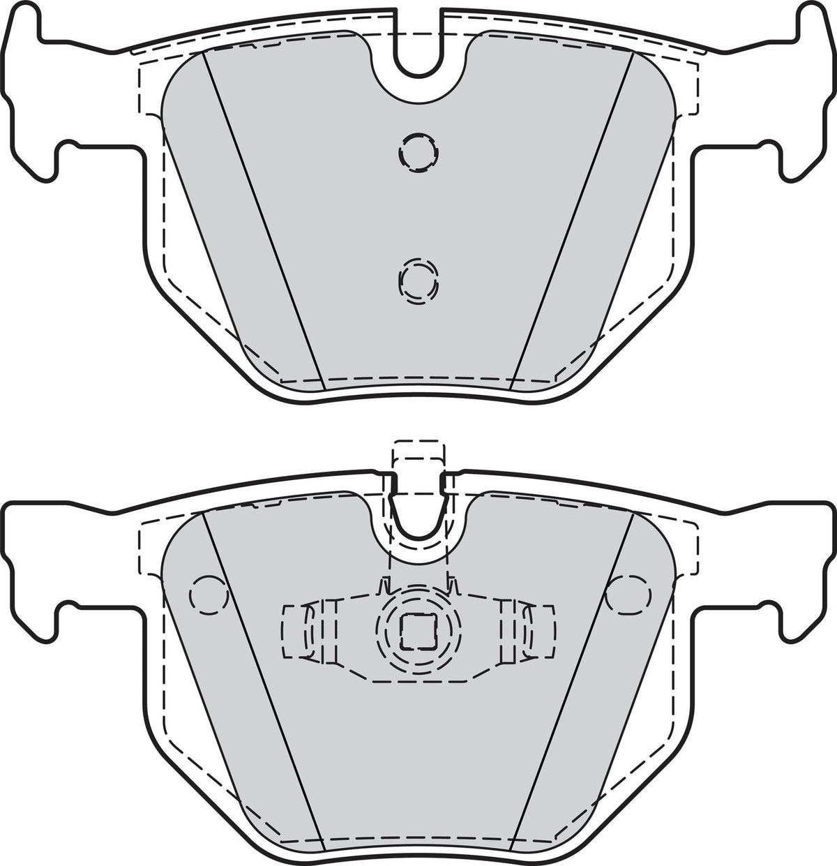 Valeo Rear Brake Pad Set for BMW, OEM quality, OEM 34 21 6 769 105, MPN 302075
